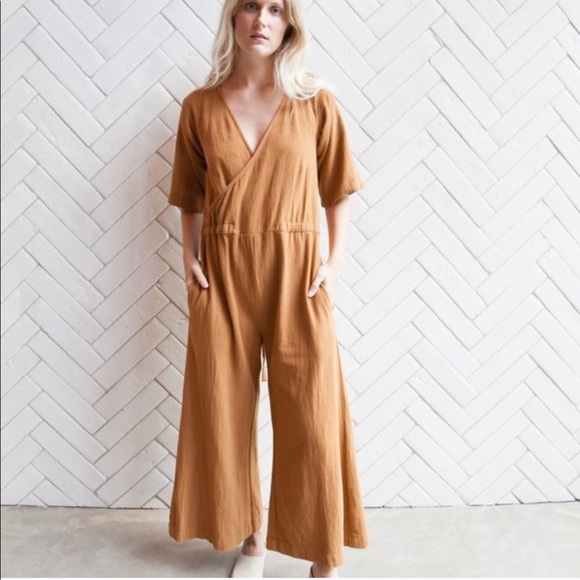 Esby Dresses & Skirts - Esby Duffy Jumpsuit in Camel